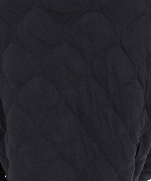 CAMBIO(カンビオ)の「mlt5430-Wave Quilting Bonding Crew Neck Pullover キルティングプルオーバー(A56425cmb)(Tシャツ/カットソー・メンズ・ブラック/ミックスグレー・S/M/L)」の17枚目の写真