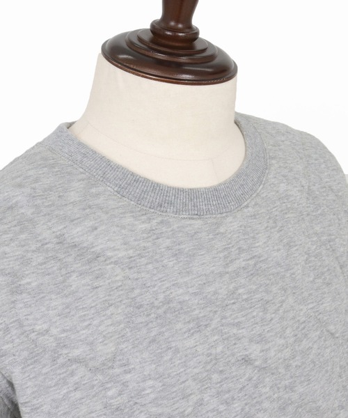 CAMBIO(カンビオ)の「mlt5430-Wave Quilting Bonding Crew Neck Pullover キルティングプルオーバー(A56425cmb)(Tシャツ/カットソー・メンズ・ブラック/ミックスグレー・S/M/L)」の20枚目の写真