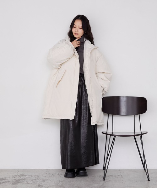 エムズグレイシー⭐中綿コート for/c（フォーシー） ステンカラーコート コート 撥水中綿ステンカラー