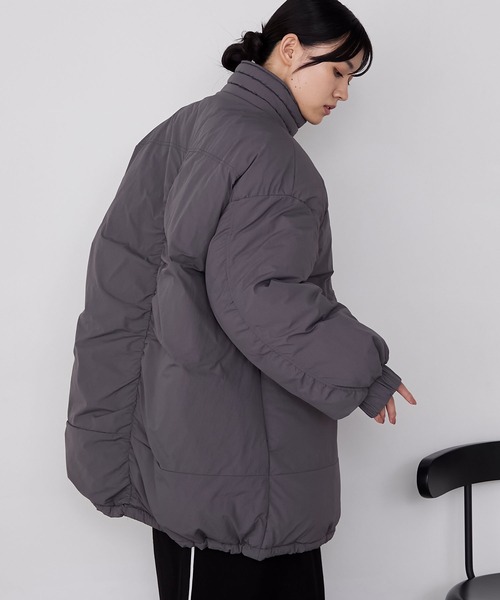 forksy.】〈撥水加工〉ビッグドロスト付きハイネックモンスター