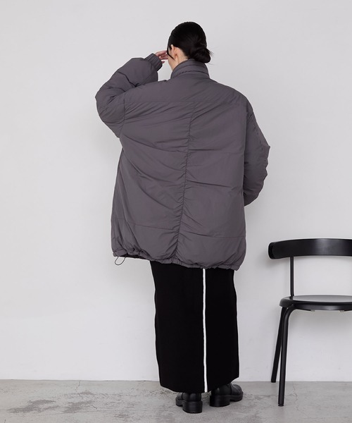 forksy.】〈撥水加工〉ビッグドロスト付きハイネックモンスター