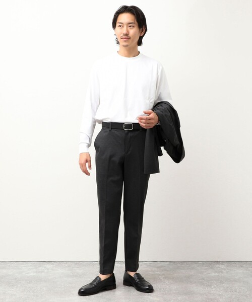 NOLLEY'S LIGHT(ノーリーズライト)の「《ビジカジ/セットアップ対応》カルゼジャージ イージーパンツ(その他パンツ・メンズ・インディゴブルー/チャコールグレー/ネイビー・M/L/XL/S)」の21枚目の写真