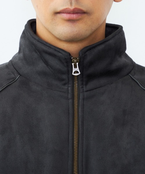 Lee(リー)の「Lee/リー スエードフリース ジップアップジャケット(その他アウター・メンズ・チャコールグレー/ベージュ/ブラウン・SMALL/MEDIUM/LARGE/X-LARGE)」の13枚目の写真