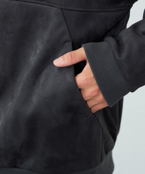 Lee(リー)の「Lee/リー スエードフリース ジップアップジャケット(その他アウター・メンズ・チャコールグレー/ベージュ/ブラウン・SMALL/MEDIUM/LARGE/X-LARGE)」の12枚目の写真