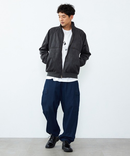 Lee(リー)の「Lee/リー スエードフリース ジップアップジャケット(その他アウター・メンズ・チャコールグレー/ベージュ/ブラウン・SMALL/MEDIUM/LARGE/X-LARGE)」の10枚目の写真