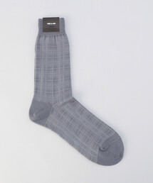 COMME CA MEN | チェック柄 クルーソックス(ソックス/靴下)
