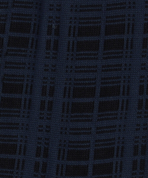 COMME CA MEN（コムサメン）の「チェック柄 クルーソックス（ソックス/靴下・メンズ・ブラック/グレー・27.0cm）」の3枚目の写真