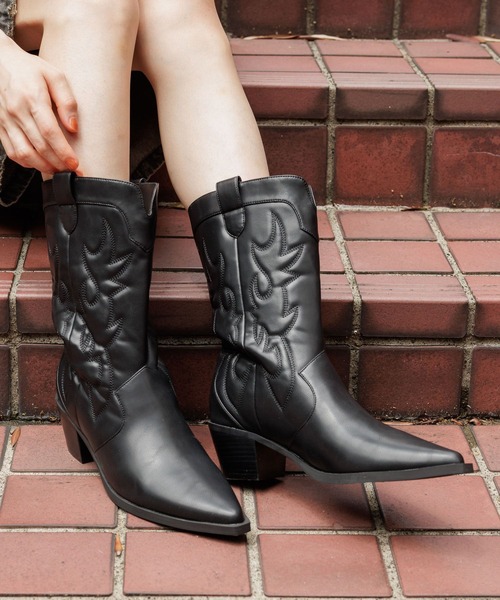 オリジナルウエスタンブーツ（ブーツ）｜niko and（ニコアンド）の