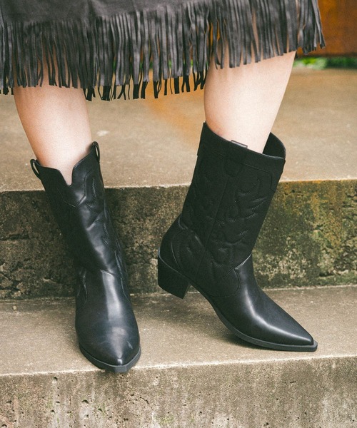 オリジナルウエスタンブーツ（ブーツ）｜niko and（ニコアンド）の