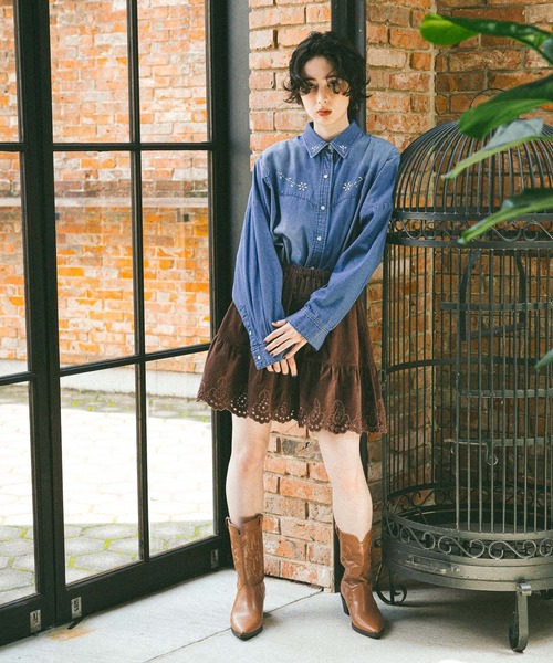 新品同様　特注品　カスタムウエスタンブーツ　茶(Cognac)ワニ革　爪先大角　ローパーブーツ　ビブラムクレープ底　10EE ウエスタンブーツカンパニートップページ｜Westernboots専門ショップ