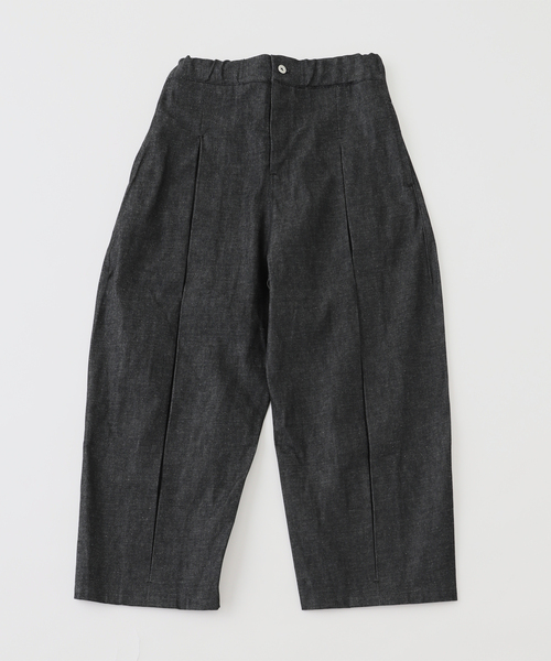 SAGE NATION / セイジネーション BOX PLEAT TROUSER DENIM / S074