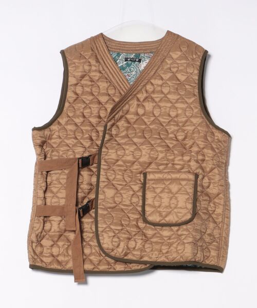 チャイハネ（チャイハネ）の「【チャイハネ】イキライドMEN'Sキルティングベスト（ベスト・メンズ・キャメル/ネイビー・FREE）」の5枚目の写真