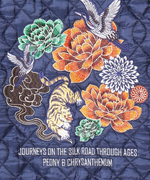 チャイハネ（チャイハネ）の「【チャイハネ】イキライドMEN'Sキルティングベスト（ベスト・メンズ・キャメル/ネイビー・FREE）」の4枚目の写真