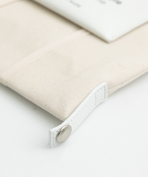 beautiful people(ビューティフルピープル)の「【beautiful people/ビューティフルピープル】lining logo pocketmini shoulder bag/ライニングロゴ ポケットミニ ショルダーバッグ(ショルダーバッグ・レディース・ブラック/キナリ・FREE)」の6枚目の写真