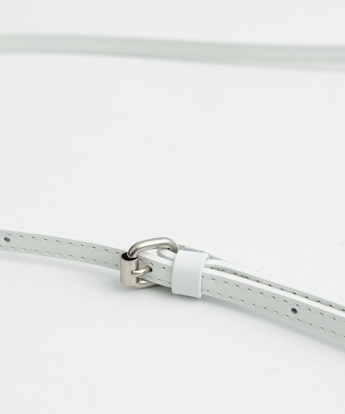 beautiful people(ビューティフルピープル)の「【beautiful people/ビューティフルピープル】lining logo pocketmini shoulder bag/ライニングロゴ ポケットミニ ショルダーバッグ(ショルダーバッグ・レディース・ブラック/キナリ・FREE)」の7枚目の写真