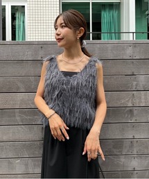 【ZOZO限定】フェザーニットタンク
