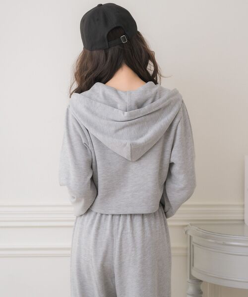 ems excite（エムズエキサイト）の「パーカー＆PTSETUP（パーカー・レディース・ダークグレー/ホワイト系その他/ブラック・FREE）」の12枚目の写真