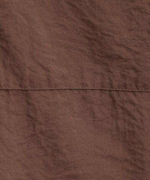 DRESKIP(ドレスキップ)の「【洗濯機可】羽織りにもなる ビックポケットVネックシャツ(シャツ/ブラウス・レディース・ダークブラウン/ネイビー/ライトベージュ・01/02/03/04)」の7枚目の写真