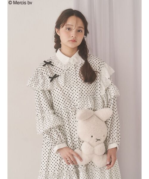 merry jenny（メリージェニー）の「もこもこナインチェbag（ボディバッグ/ウエストポーチ・レディース・オフホワイト・FREE）」の4枚目の写真