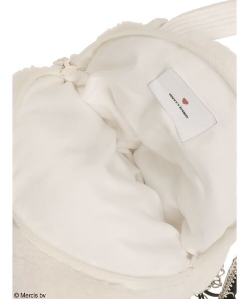 merry jenny（メリージェニー）の「もこもこナインチェbag（ボディバッグ/ウエストポーチ・レディース・オフホワイト・FREE）」の12枚目の写真