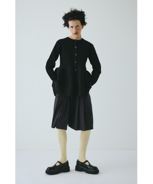 新作 フレア袖 ヘリンドットサイ セール】3way flare knit tops 3WAYフレアニットトップス（ニット