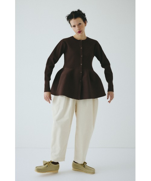 HeRIN.CYE(ヘリンドットサイ)の「3way flare knit tops 3WAYフレアニットトップス(ニット/セーター・レディース・ブラック/ライトブルー/ブラウン・FREE)」の15枚目の写真