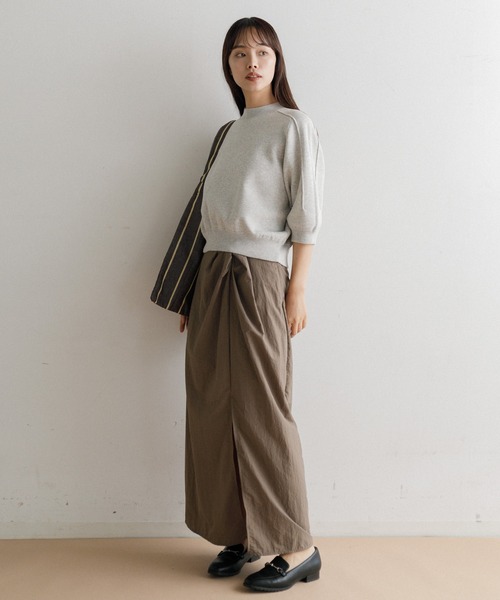 AMERICAN RAG CIE（アメリカンラグシー）の「スウェットライクニット（ニット/セーター・レディース・ブラック/グレー・FREE）」の14枚目の写真