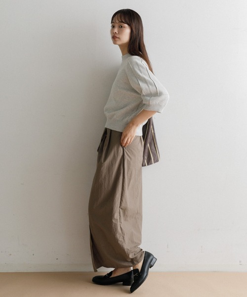 AMERICAN RAG CIE（アメリカンラグシー）の「スウェットライクニット（ニット/セーター・レディース・ブラック/グレー・FREE）」の15枚目の写真