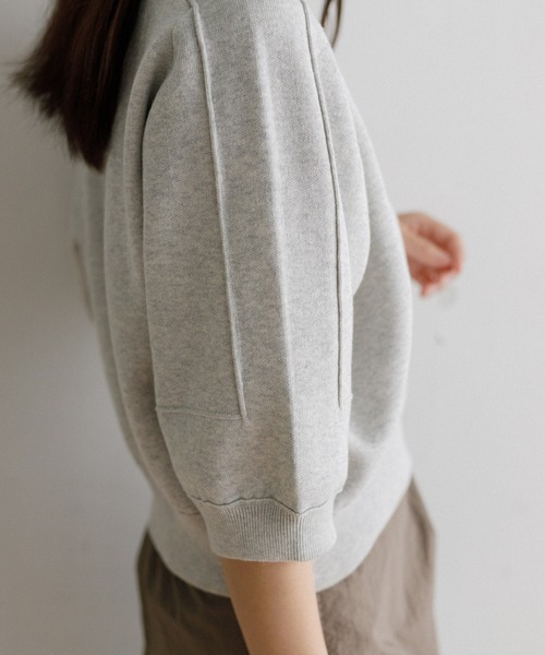 AMERICAN RAG CIE（アメリカンラグシー）の「スウェットライクニット（ニット/セーター・レディース・ブラック/グレー・FREE）」の11枚目の写真