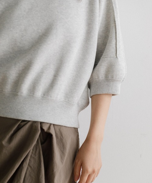 AMERICAN RAG CIE（アメリカンラグシー）の「スウェットライクニット（ニット/セーター・レディース・ブラック/グレー・FREE）」の12枚目の写真