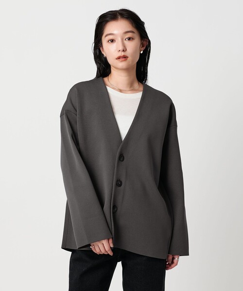MARW UNITED ARROWS＞スムース オーバー Vネック カーディガン UNISEX
