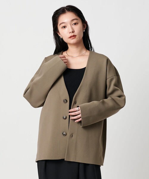 kolor / District UNITED ARROWS 別注 カーディガン ATTISESSION＞Vネック カーディガン