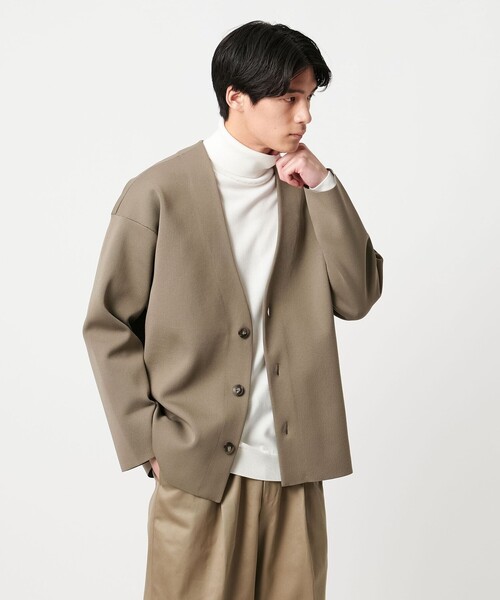 <MARW UNITED ARROWS>スムース オーバー Vネックカーディガン MARW UNITED ARROWS＞スムース オーバー Vネック カーディガン UNISEX