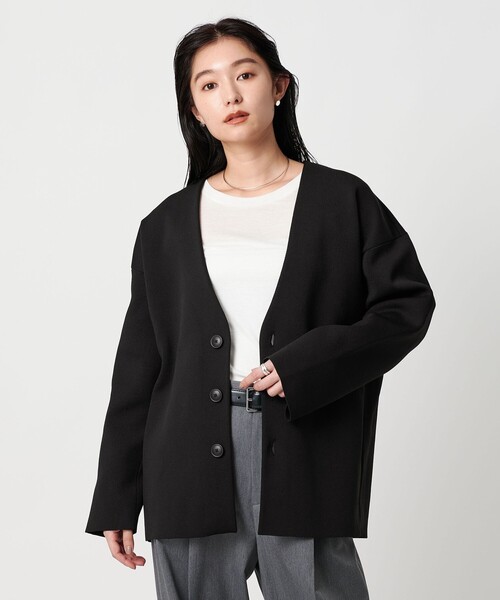 MARW UNITED ARROWS＞スムース オーバー Vネック カーディガン UNISEX