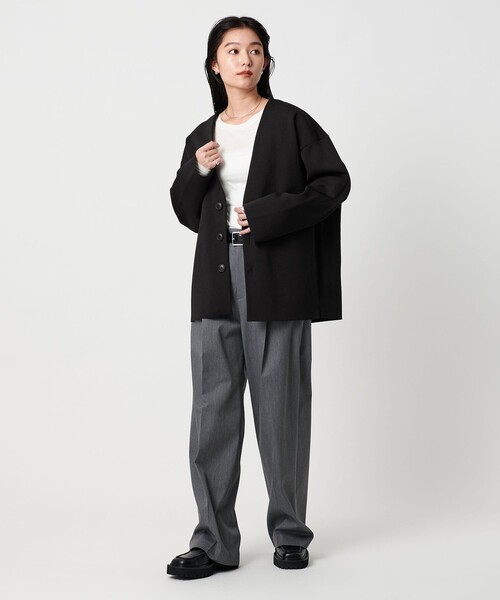 MARW UNITED ARROWS スムース オーバー Vネック カーディガン MARW UNITED ARROWS（マルゥ ユナイテッドアローズ）の「＜MARW UNITED