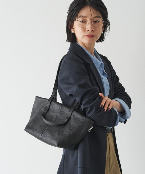 russet（ラシット）の「【再値下げ】レザーダブルハンドルミニトートバッグ（トートバッグ・レディース・ブラック/アイボリー・FREE）」の11枚目の写真