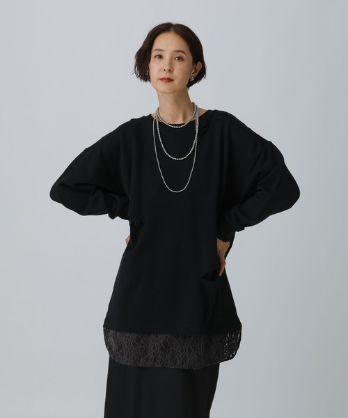 セール】カットアウトレースチュニック 290338（チュニック）｜LEPSIM