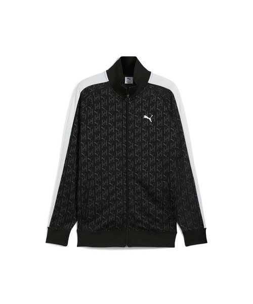 レアタグ　【PUMA】プーマ T７ トラックジャケットT黒 Mサイズ PUMA プーマ ユニセックス T7 オーバーサイズド トラックジャケット