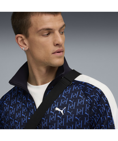 PUMA(プーマ)の「PUMA プーマ メンズ T7 AOP トラック ジャケット(ジャージ・メンズ・ブラック/ネイビー・SMALL/X-LARGE/LARGE/MEDIUM/XX-LARGE)」の9枚目の写真