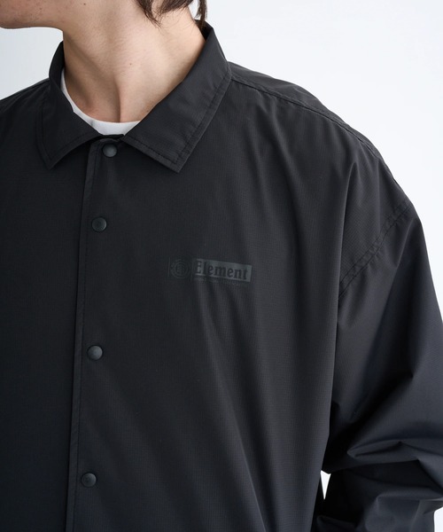 ELEMENT(エレメント)の「ELEMENT メンズ COACH JACKET ジャケット 【2025年秋冬モデル】 @autumn/エレメントナイロンコーチジャケット(ブルゾン・メンズ・グリーン系その他/ブラック・LARGE/X-LARGE/MEDIUM)」の10枚目の写真