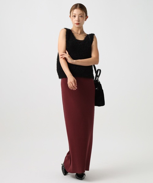 BAYFLOW（ベイフロー）の「[ベロアと合皮の2WAY仕様]リバーシブルギャザーバッグ（ハンドバッグ・レディース・ブラック/ブラウン・FREE）」の9枚目の写真