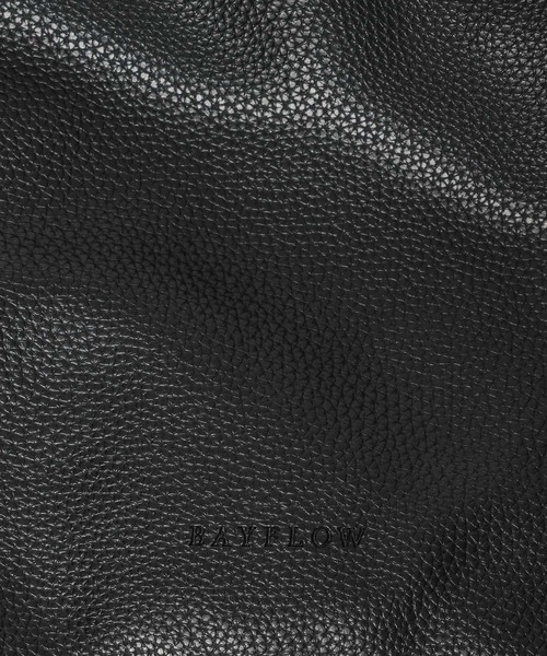 BAYFLOW（ベイフロー）の「[ベロアと合皮の2WAY仕様]リバーシブルギャザーバッグ（ハンドバッグ・レディース・ブラック/ブラウン・FREE）」の22枚目の写真