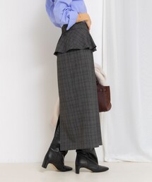 NOLLEY’S | ウォッシャブルペプラムタイトミディスカート(スカート)