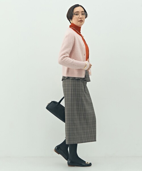 NOLLEY’S(ノーリーズ)の「ウォッシャブルペプラムタイトミディスカート(スカート・レディース・ブラウン系その他/ブラック/ブラック系その他/ベージュ系その他3・36/38/40)」の9枚目の写真