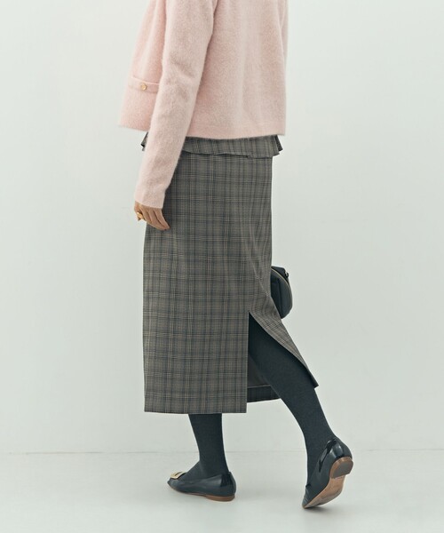 NOLLEY’S(ノーリーズ)の「ウォッシャブルペプラムタイトミディスカート(スカート・レディース・ブラウン系その他/ブラック/ブラック系その他/ベージュ系その他3・36/38/40)」の13枚目の写真