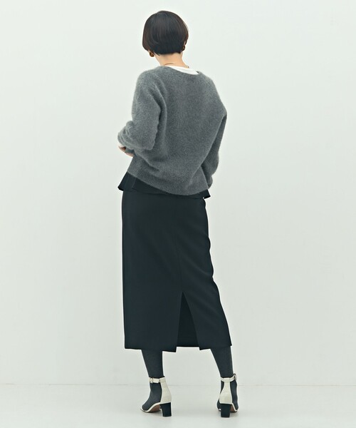 NOLLEY’S(ノーリーズ)の「ウォッシャブルペプラムタイトミディスカート(スカート・レディース・ブラウン系その他/ブラック/ブラック系その他/ベージュ系その他3・36/38/40)」の22枚目の写真