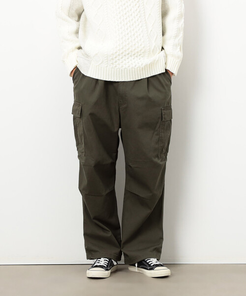 COMME CA ISM（コムサイズム）の「ワイドカーゴパンツ（カーゴパンツ・メンズ・ダークブラウン/ブラック/カーキ・X-SMALL/SMALL/MEDIUM/LARGE）」の3枚目の写真