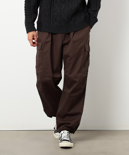 COMME CA ISM（コムサイズム）の「ワイドカーゴパンツ（カーゴパンツ・メンズ・ダークブラウン/ブラック/カーキ・X-SMALL/SMALL/MEDIUM/LARGE）」の11枚目の写真