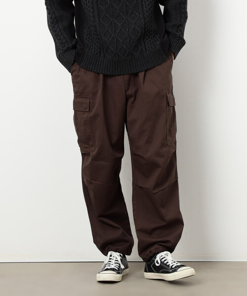 COMME CA ISM（コムサイズム）の「ワイドカーゴパンツ（カーゴパンツ・メンズ・ダークブラウン/ブラック/カーキ・X-SMALL/SMALL/MEDIUM/LARGE）」の12枚目の写真