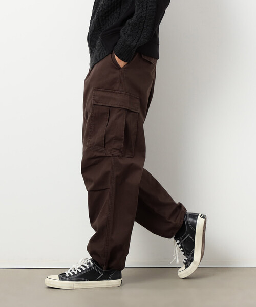 COMME CA ISM（コムサイズム）の「ワイドカーゴパンツ（カーゴパンツ・メンズ・ダークブラウン/ブラック/カーキ・X-SMALL/SMALL/MEDIUM/LARGE）」の14枚目の写真